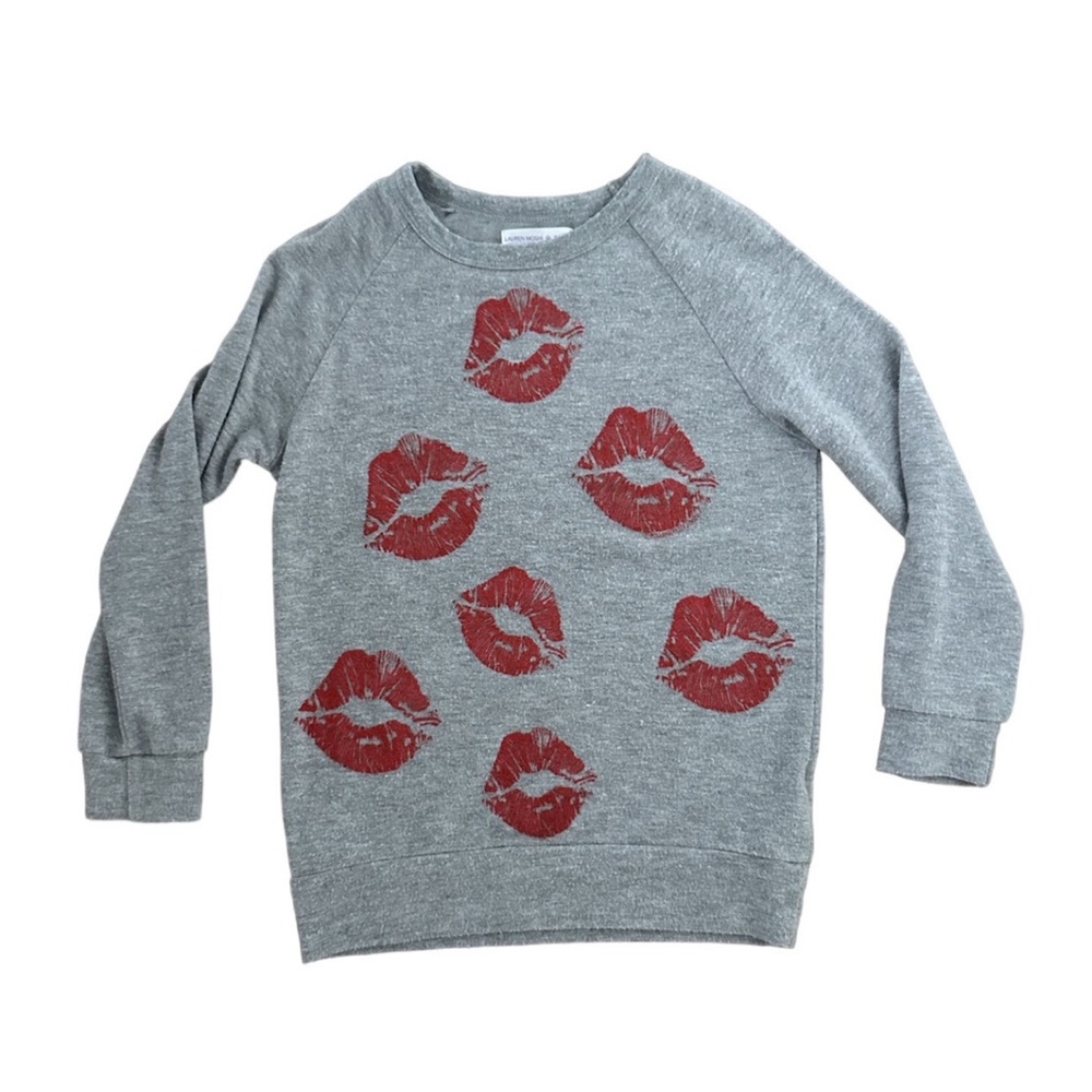 Lauren Moshi x Aqua Red Lip Sweater